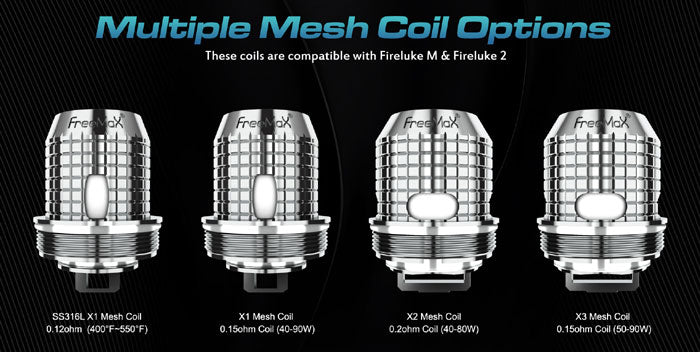 Freemax Fireluke Replacement Coils (5-PK)